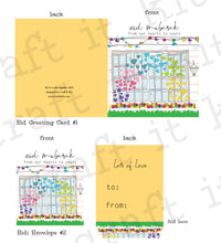 Small Eid Greeting Card & Eidi Envelope